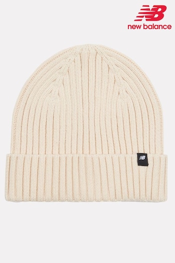 New Balance White Tab Beanie Hat (AC5242) | £18