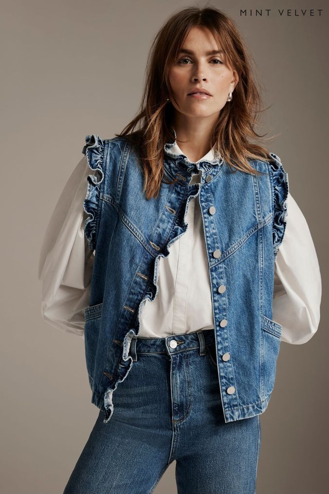 Buy Mint Velvet Denim Coatsandjackets Online Next UK
