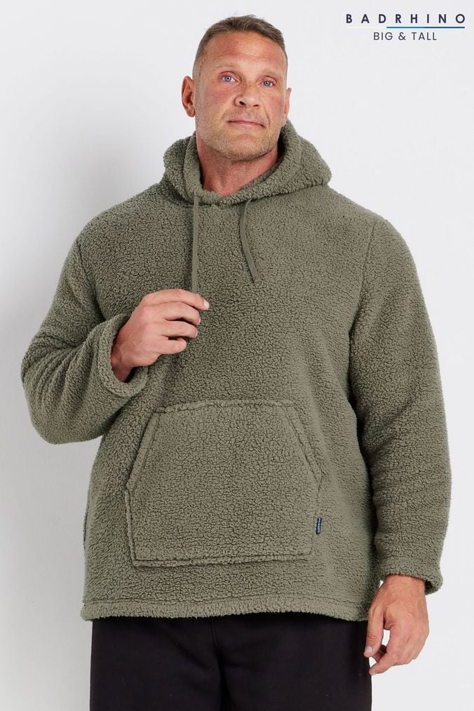 Buy Men s Borg Hoodies Sweatshirtsandhoodies Online Next UK