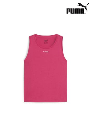 Puma Pink Girls Fit Tank Top (AC5610) | £20