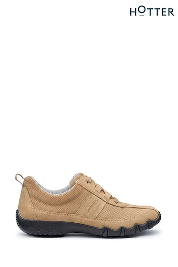 Hotter Brown & Black Wide Fit Leanne II Lace-Up Trainers (AC5778) | £89