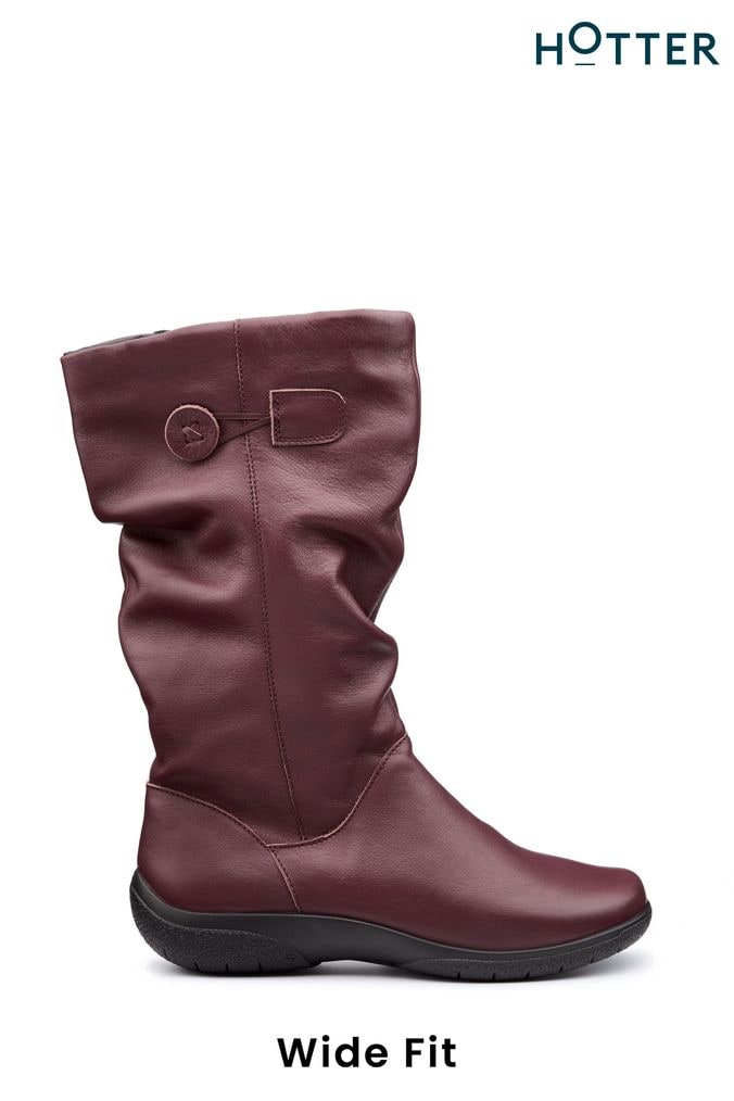 Hotter calf boots sales