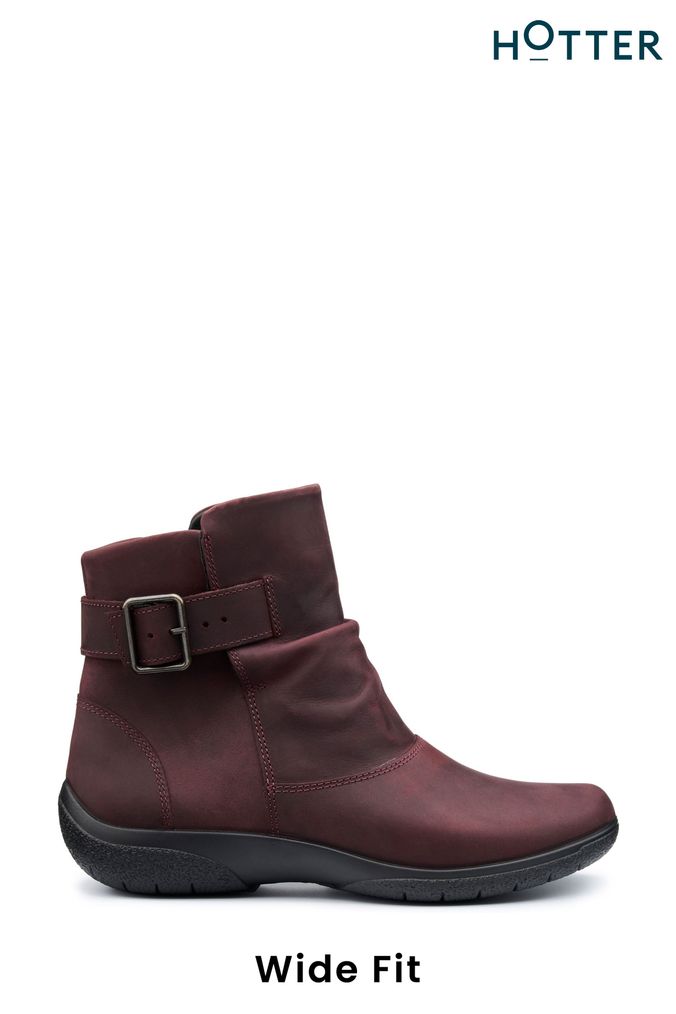 Hotter red boots shop