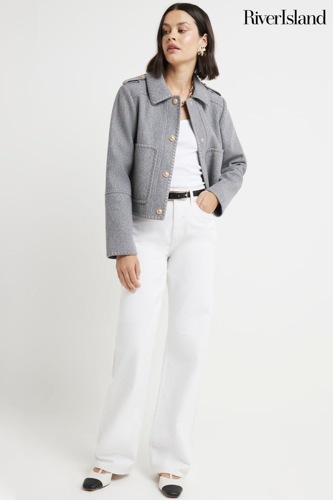 Next cropped jacket on sale