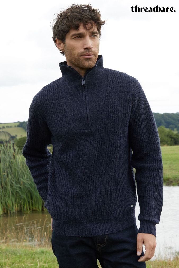 Buy Men s Jumpers Collared Knitwear Online Next UK
