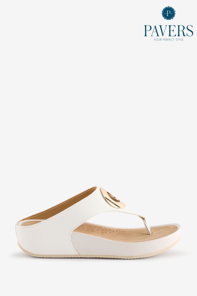 Next womens white sandals sales