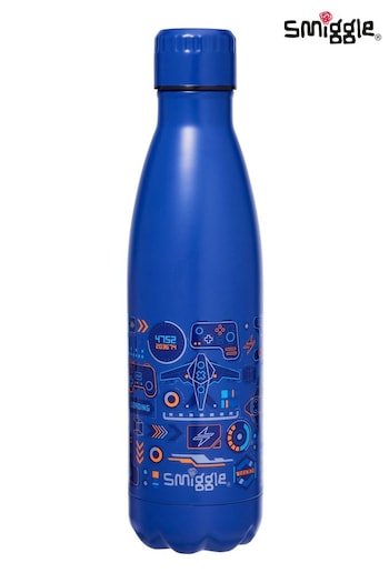 Smiggle Blue Beta Wonder Insulated Steel Drink Bottle 500Ml (AC7286) | £16