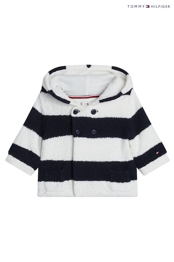 Tommy Hilfiger Blue Stripe Hoodie (AC7806) | £60