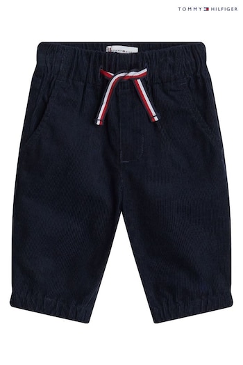 Tommy Hilfiger Blue Baby Corduroy 100% Cotton Trousers (AC7823) | £45