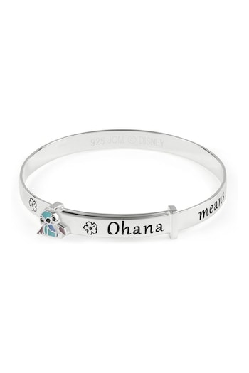 Peers Hardy Silver Tone Stitch Ohana Means Family Bangle (AC7899) | £70