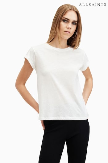 AllSaints White Anna T-Shirt (AC8142) | £42