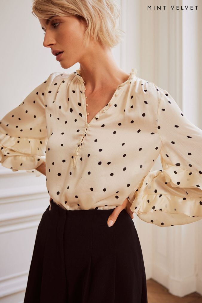 Next polka dot blouse store