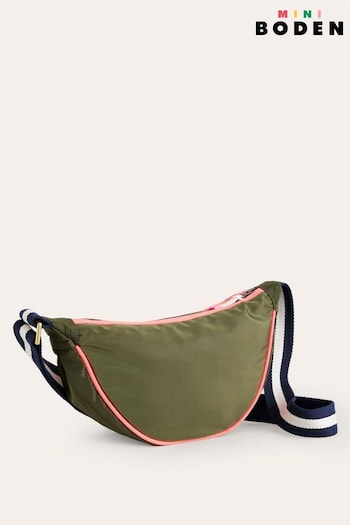 Boden Green Nylon Cross-Body Bag (AC8418) | £45