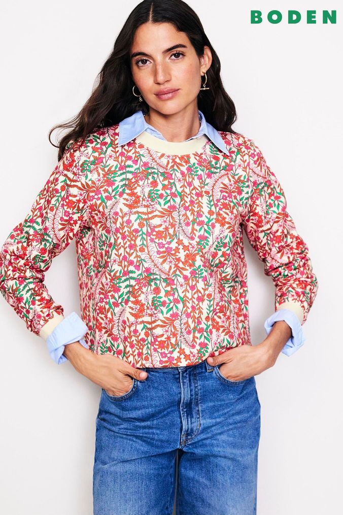 Women s Pink 100 Cotton Sweatshirts Hoodies Next UK