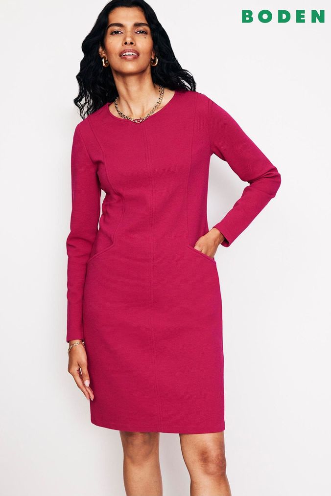 Pink business dress top