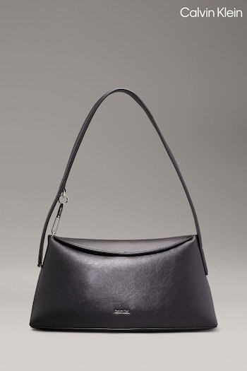 Calvin Klein Black Soft Sculpt Shoulder Bag (AC8804) | £130