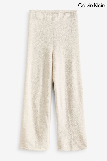 Calvin 000NM2264E Klein Cream White Lounge Trousers (AC8892) | £55