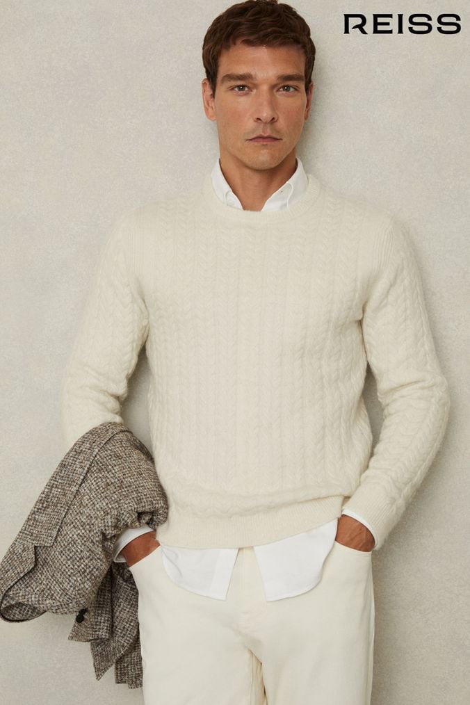 Mens white jumpers uk clearance