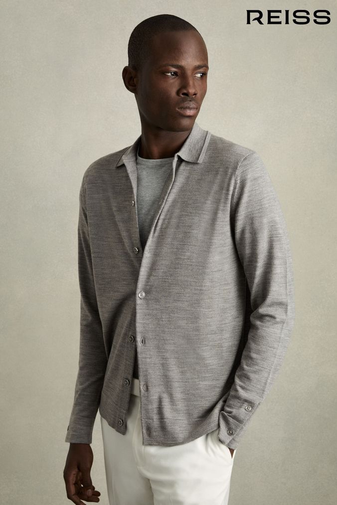 Reiss mens cardigan clearance