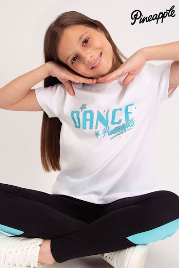 Pineapple White Girls Dance T-Shirt (AC9526) | £18