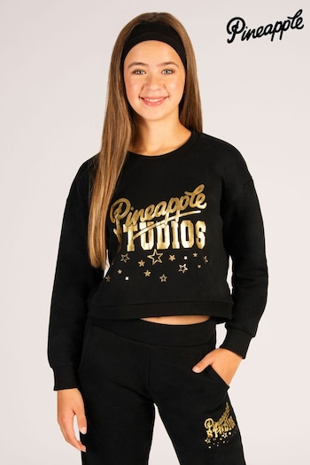 Pineapple Black Girls Studio Sweatshirt (AC9528) | £20