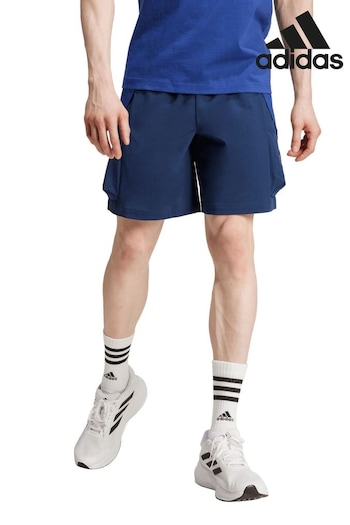 adidas Blue Manchester United SZN Shorts (AC9916) | £50