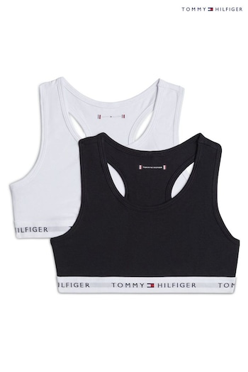 Tommy Hilfiger Black Bralette 2 Pack (AD0112) | £27