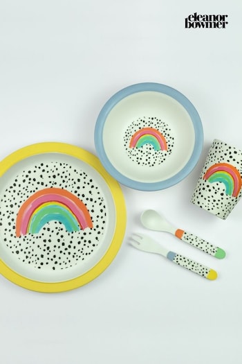 Eleanor Bowmer White Kids Melamine Dinner Set (AD0248) | £25