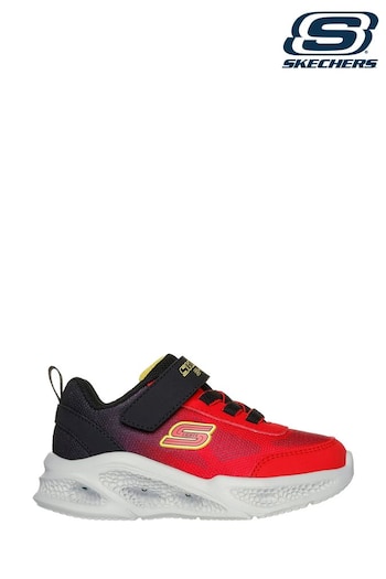 Skechers Red Meteor-Lights Krendox Trainers (AD1236) | £34