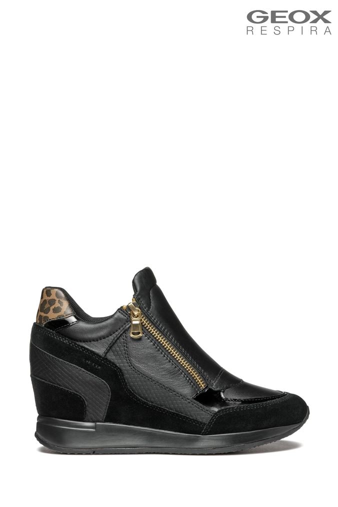 Buy Women s Trainers Black Geox Casual Footwear Online Next UK
