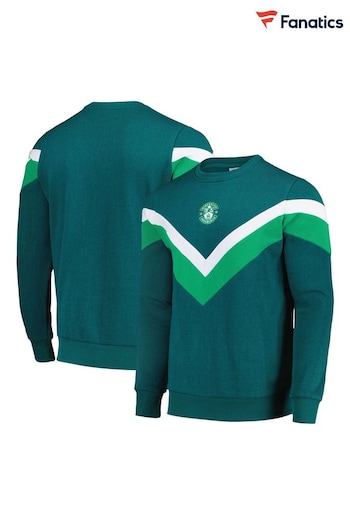 Fanatics Green Hibernian Cut & Sew Crew Sweater (AD1569) | £45