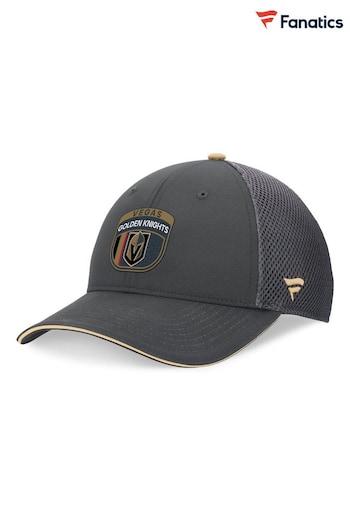 Fanatics NHL Vegas Golden Knights Authentic Pro Draft Structured Trucker Black Cap (AD1578) | £35