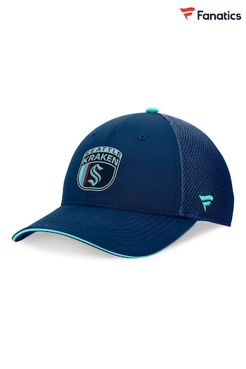 Fanatics Blue NHL Seattle Kraken Authentic Pro Draft Structured Trucker Cap (AD1585) | £35