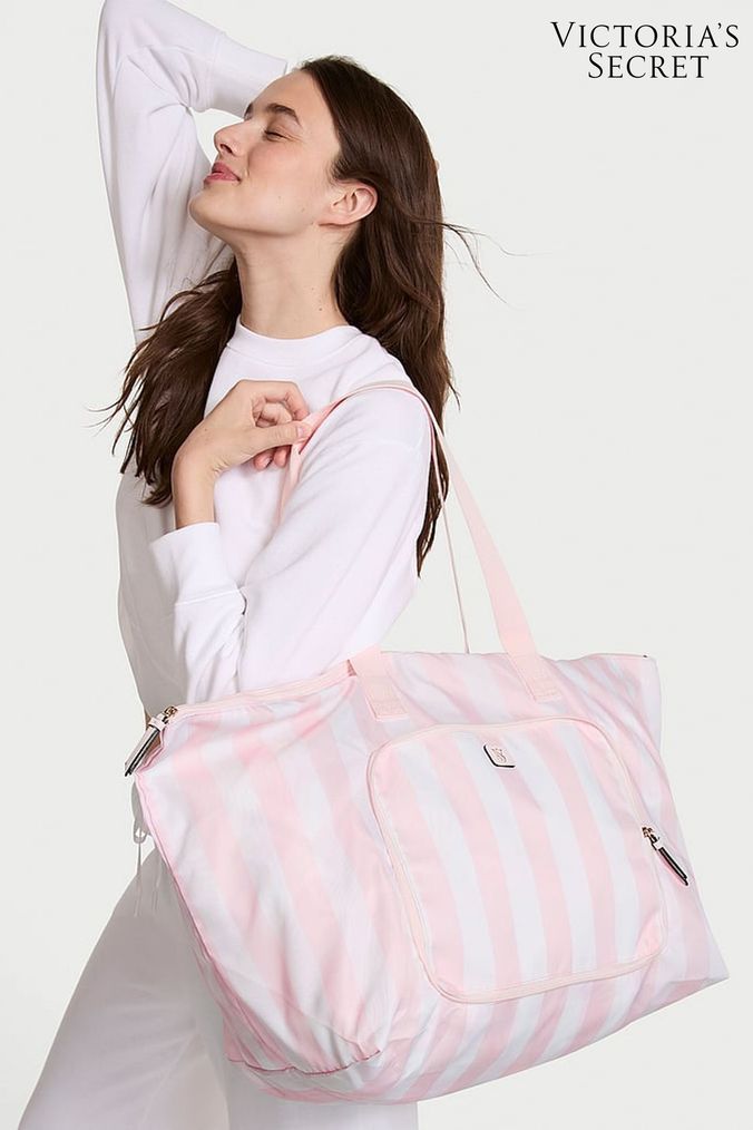 Pink holdall victoria secret on sale