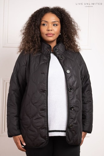 Live Unlimited Black Quilted Jacket (AD2501) | £129