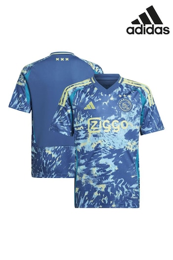 adidas Blue Kids Ajax Away Shirt 2024-25 (AD2625) | £55