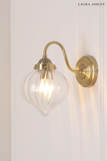 Laura Ashley Antique Brass Whitham Wall Light (AD2634) | £69