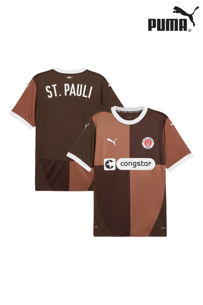 Brown football shirt best sale