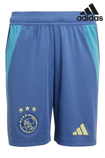 adidas Blue Kids Ajax Away Shorts 2024-25 (AD2640) | £30