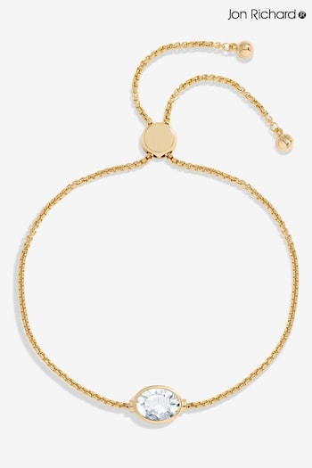 Jon Richard Gold Tone Crystal Stone Toggle Bracelet (AD4036) | £15