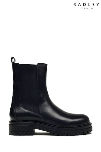 Radley London Durham Place Longline Chelsea Black Boots (AD4154) | £159