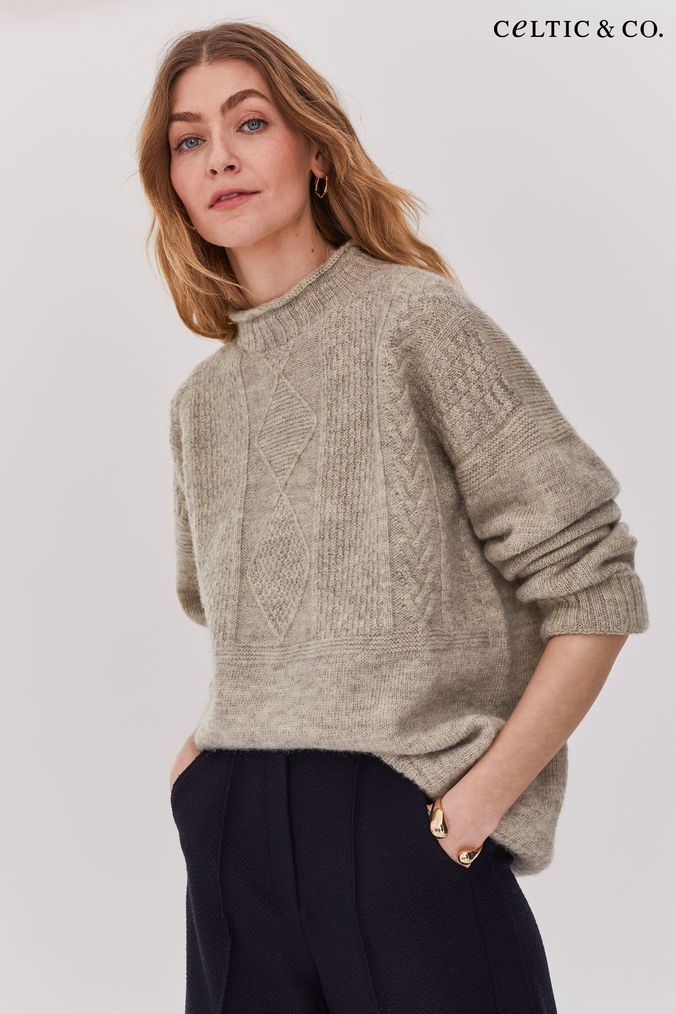Buy Women s New In Small Natural Wool Chunky Knit Online ArvindShops