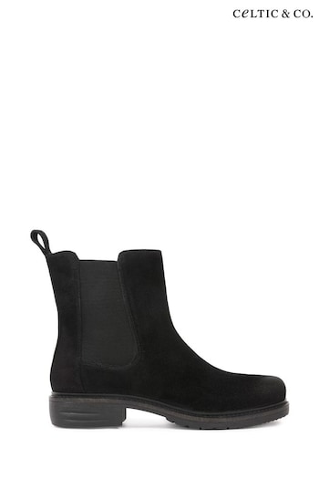 Celtic & Co. Essential Chelsea Ankle Black Boots (AD4633) | £175