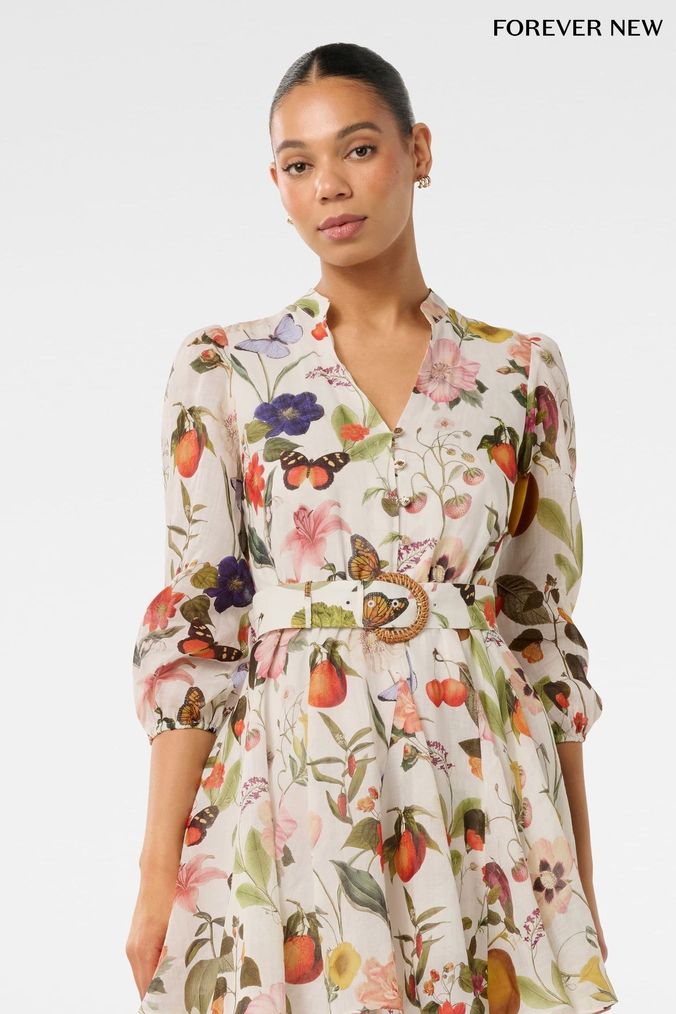 Cream skater dress uk shop