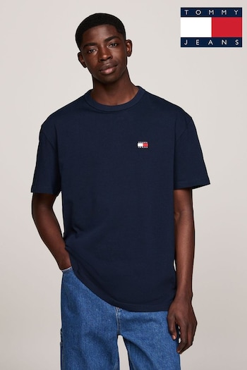 Tommy Jeans Regular Fit Blue Badge T-Shirt (AD4710) | £35