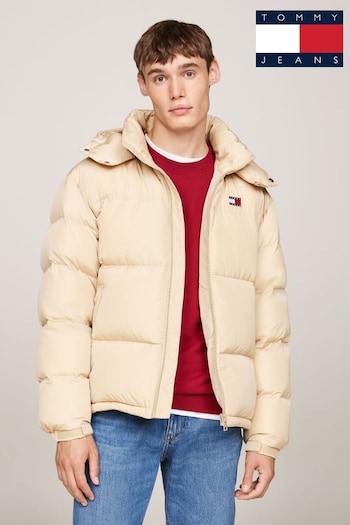 Tommy bianco Jeans Gold Alaska Puffer Jacket (AD4720) | £200