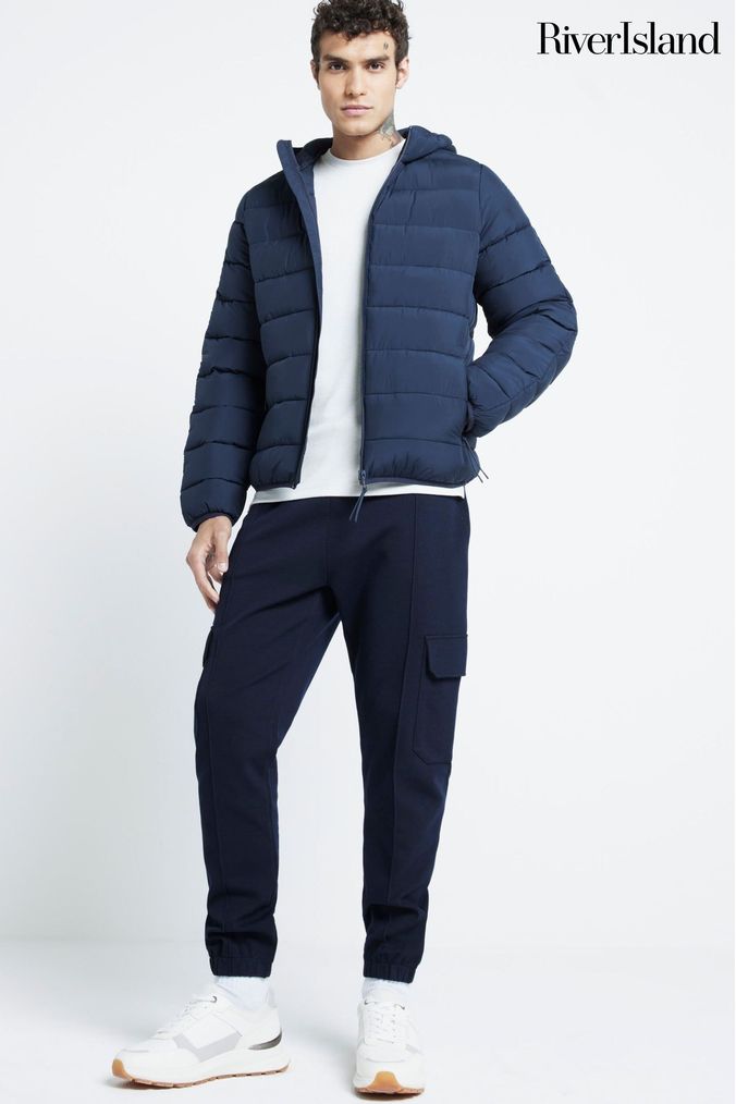 River island mens puffer jacket shop