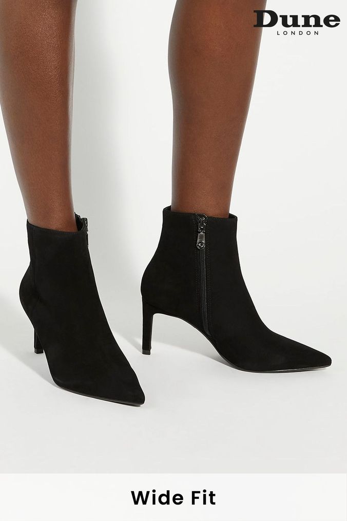 Next black suede boots deals