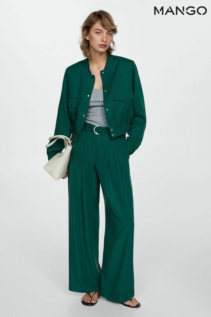 Mango shacket top