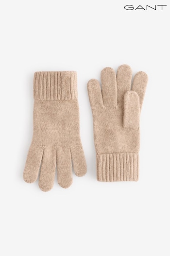 GANT Natural Wool Knitted Gloves (AD5524) | £45